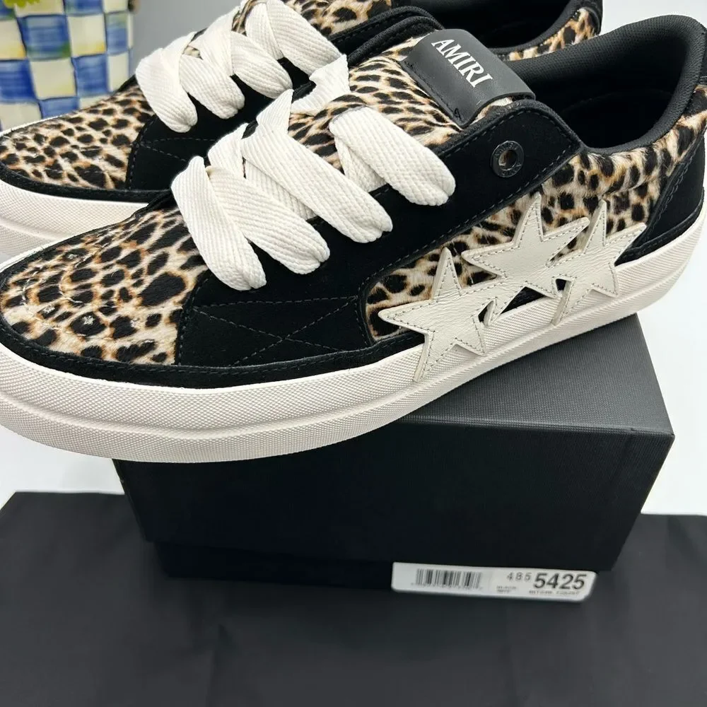 Men's Amiri  leopard  Sunset low top sneakers size 45